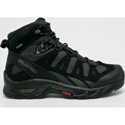 Salomon - Buty Quest Prime GTX. Czarne buty męskie do biegania marki Salomon, ze skóry, na sznurówki, gore-tex. W wyprzedaży za 479,90 zł.