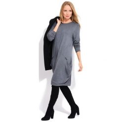 Fille Du Couturier Sukienka Damska Daniela 42 Szary. Szare sukienki z falbanami Fille Du Couturier. Za 299,00 zł.
