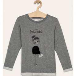 Name it - Bluza dziecięca 122-164 cm. Szare bluzy dziewczęce Name it, z nadrukiem, z bawełny, bez rękawów, bez kaptura. W wyprzedaży za 99,90 zł.
