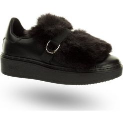 Sneakersy skórzane z futerkiem. Czarne sneakersy damskie Liu Jo, ze skóry. Za 315,60 zł.