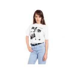 T-SHIRT CUTE BUT PSYCHO. Białe t-shirty damskie Rebeka, m, z nadrukiem. Za 49,00 zł.