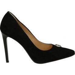 Czółenka - 1412 115 NERO. Czarne buty ślubne damskie Venezia, ze skóry. Za 179,00 zł.