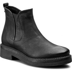 Botki WOJAS - 6619-51 Czarny. Czarne buty zimowe damskie Wojas, z nubiku, na obcasie. W wyprzedaży za 239,00 zł.