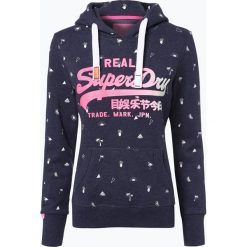 Bluzy damskie: Superdry – Damska bluza nierozpinana, niebieski