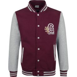 Harry Potter Gryffindor College Jacket burgundowy/szary. Szare kurtki męskie marki Harry Potter, l, bez wzorów, bez kaptura. Za 199,90 zł.