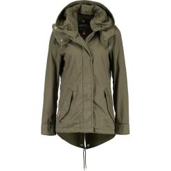 Superdry ROOKIE FESTIVAL Parka urban khaki. Zielone parki damskie Superdry, m, bez wzorów, z wełny, bez kaptura. W wyprzedaży za 363,30 zł.