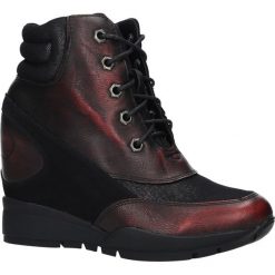 Bordowe sneakersy sznurowane Sergio Leone 27132. Czerwone sneakersy damskie marki Sergio Leone. Za 69,99 zł.