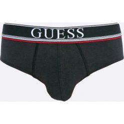 Guess Jeans - Slipy. Czarne slipy męskie marki Guess Jeans, l, z aplikacjami, z elastanu. W wyprzedaży za 49,90 zł.