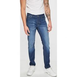 Jack & Jones - Jeansy Tim. Niebieskie jeansy męskie Jack & Jones, bez wzorów. W wyprzedaży za 269,90 zł.