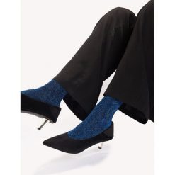 Skarpetki damskie: NA-KD Accessories Lśniące skarpetki – Blue