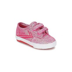 Buty Dziecko Feiyue FE LO GLITTER EASY. Różowe trampki dziewczęce marki Feiyue, bez wzorów, bez zapięcia. Za 239,20 zł.