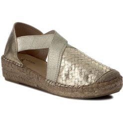 Espadryle damskie: Espadryle WOJAS – 7491-58 Złoty