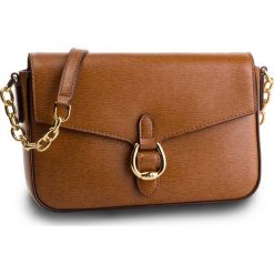 Torebka LAUREN RALPH LAUREN - Flap Xbody 431689092002 Brown. Pomarańczowe listonoszki damskie Lauren Ralph Lauren, bez wzorów, ze skóry, bez dodatków. W wyprzedaży za 529,00 zł.