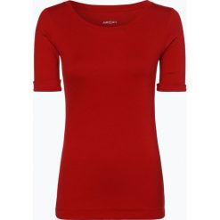 Marc Cain Sports - T-shirt damski, czerwony. Czerwone t-shirty damskie Marc Cain Sports, bez wzorów, z materiału, bez kołnierzyka. Za 249,95 zł.