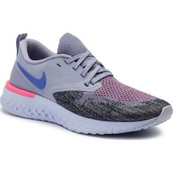 Buty NIKE - Odyssey React 2 Flyknit AH1016 500 Indigo Haze/Sapphire/Black. Fioletowe buty sportowe damskie Nike, bez wzorów, ze skóry ekologicznej, sportowe, do biegania. Za 549,00 zł.