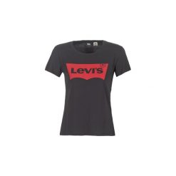 T-shirty z krótkim rękawem Levis THE PERFECT TEE. Czarne t-shirty damskie marki Levi's®, s, bez wzorów, bez kołnierzyka. Za 89,00 zł.