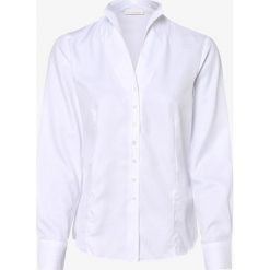 Eterna Comfort Fit - Bluzka damska, biały. Białe bluzki damskie Eterna Comfort Fit, bez wzorów, eleganckie, ze stójką, bez rękawów. Za 249,95 zł.