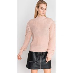 Silvian Heach Todolella Sweter Beżowy. Brązowe bluzy damskie Silvian Heach, xxs, bez wzorów, z wełny, bez rękawów, bez kaptura. Za 576,95 zł.