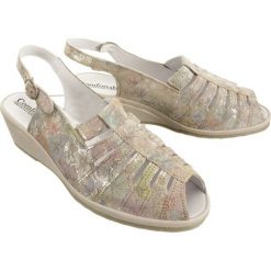 COMFORTABEL 710970-0 bunt, sandały damskie. Sandały damskie Comfortabel, bez wzorów, ze skóry, bez obcasa, bez zapięcia. Za 229,90 zł.
