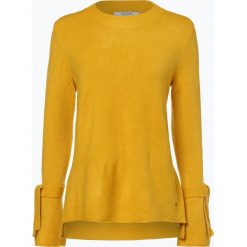 Comma casual identity - Sweter damski, żółty. Żółte swetry damskie marki comma casual identity, bez wzorów, eleganckie, bez rękawów, bez kaptura. Za 299,95 zł.