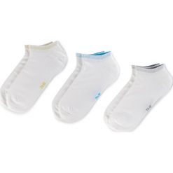Zestaw 3 par niskich skarpet unisex TOM TAILOR - 90118 White 660. Białe skarpetki damskie Tom Tailor, bez wzorów, z elastanu. Za 35,00 zł.
