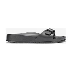 Birkenstock Madrid Kapcie Szary Srebrny. Szare kapcie damskie Birkenstock, z materiału. Za 157,95 zł.