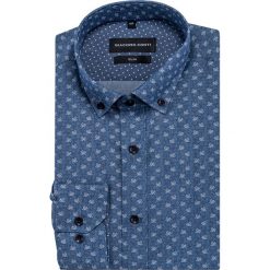 Koszula SIMONE slim KDGS000414. Koszule męskie Giacomo Conti, m, bez wzorów, z bawełny, button down, bez rękawów. Za 169,00 zł.