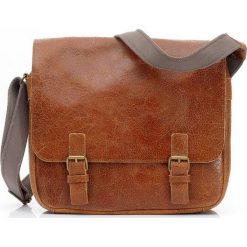 CASPER Skórzana Torba camel brąz DAAG. Brązowe torby na laptopa daag, w paski, ze skóry, eleganckie. W wyprzedaży za 369,00 zł.