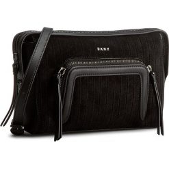 Torebka DKNY - Gansevoort R461070201 Black 001. Czarne listonoszki damskie DKNY, bez wzorów, ze skóry, na ramię, bez dodatków. W wyprzedaży za 479,00 zł.