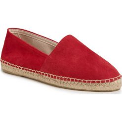 Espadryle TAMARIS - 1-24233-34 Red 500. Czerwone espadryle damskie Tamaris, na co dzień, bez wzorów, ze skóry, bez obcasa, na płaskiej podeszwie, bez zapięcia. W wyprzedaży za 179,00 zł.