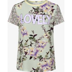 Rich & Royal - T-shirt damski, zielony. Zielone t-shirty damskie Rich & Royal, s, w kwiaty, z materiału, bez kołnierzyka. Za 309,95 zł.