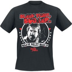 The Delta Force Chuck Norris - Sleep Tight T-Shirt czarny. Czarne koszulki męskie The Delta Force, xl, z nadrukiem, klasyczne, z okrągłym kołnierzem. Za 74,90 zł.