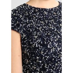Bluzki asymetryczne: Lace & Beads Curvy CAP SLEEVE SEQUIN Bluzka midnight