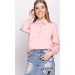 Różowa Koszula Wild Child. Różowe koszule damskie Multu, s, bez wzorów, bez kołnierzyka, bez rękawów. Za 19,99 zł.