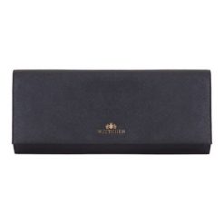 Puzderka: Skórzana kopertówka w kolorze czarnym – (S)32,5 x (W)13 x (G)3,5 cm