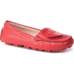 Mokasyny LOVE MOSCHINO - JA10040G17IF0500 Rosso. Czerwone mokasyny damskie Love Moschino, na co dzień, bez wzorów, ze skóry ekologicznej, bez obcasa, na płaskiej podeszwie, bez zapięcia. Za 799,00 zł.