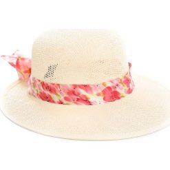 Kremowo-Różowy Kapelusz Seasonal. Brązowe kapelusze damskie Born2be, z aplikacjami. Za 39,99 zł.