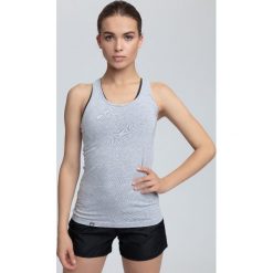 Top damski TSD001 - chłodny jasny szary. Szare topy damskie marki 4f, z bawełny. W wyprzedaży za 34,99 zł.