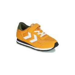 Buty Dziecko Hummel REFLEX JR. Żółte trampki dziewczęce Hummel, bez wzorów, bez zapięcia. Za 239,00 zł.