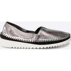 CheBello - Espadryle. Szare espadryle damskie marki CheBello, bez wzorów, ze skóry, bez obcasa, na płaskiej podeszwie. W wyprzedaży za 119,90 zł.