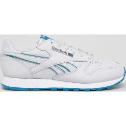 Reebok Classic - Buty CL Lthr. Szare buty sportowe damskie Reebok Classic, bez wzorów, ze skóry, sportowe, reebok classic. W wyprzedaży za 329,90 zł.