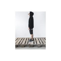 VELOUR HOODIE. Czarne bluzy męskie marki MAJORS, s, z aplikacjami, z weluru, z kapturem, bez rękawów, z kapturem. Za 230,00 zł.