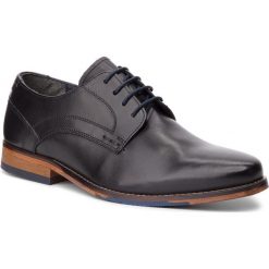 Półbuty SALAMANDER - Sienno 31-81301-01 Black. Czarne buty wizytowe męskie Salamander, bez wzorów, ze skóry, klasyczne, bez zapięcia. W wyprzedaży za 319,00 zł.