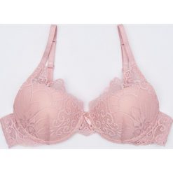 Biustonosz push-up - Różowy. Różowe biustonosze Sinsay, bez wzorów. Za 24,99 zł.