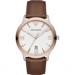 Zegarek EMPORIO ARMANI - Giovanni AR11211 Brown/Gold. Żółte zegarki męskie Emporio Armani. W wyprzedaży za 609,00 zł.