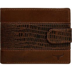 Portfel męski skórzany buffalo wild n992l-vtc. Pomarańczowe portfele męskie BUFFALO WILD, bez wzorów, ze skóry. Za 59,90 zł.