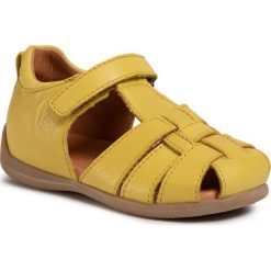 Sandały FRODDO - G2150113-5 D Yellow. Żółte sandały dziewczęce Froddo, ze skóry, bez zapięcia. Za 259,00 zł.
