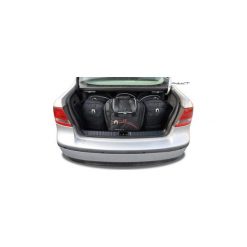 SAAB 9-3, 2002- TORBY DO BAGAŻNIKA 4 SZT KJUST - 7046001. Czarne torby podróżne KJUST, bez wzorów, z kauczuku, klasyczne. Za 1079,00 zł.