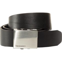 Trussardi Męska pasek Pasek H.3,5 Leather Galv. Nike L. (Długość taśmy 95 cm). Czarne paski męskie Trussardi, w paski, eleganckie. W wyprzedaży za 179,00 zł.