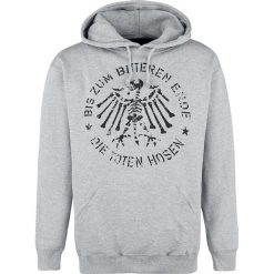 Bejsbolówki męskie: Die Toten Hosen Bis zum bitteren Ende Bluza z kapturem odcienie szarego